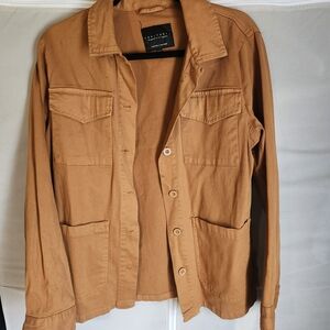 Sanctuary Lightweight Shirt Jacket in Camel